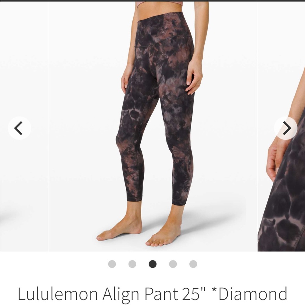 Lululemon Align Leggings Diamond Dye size 2